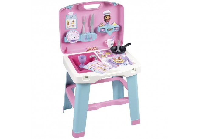 Bucatarie Smoby Gabby Kitchen cu 16 accesorii