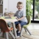Scaunel cu spatar pentru copii Smoby Life verde