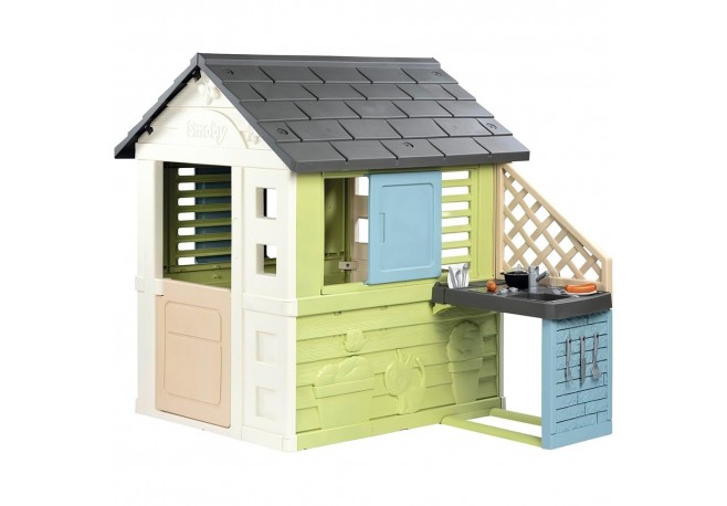 Casuta pentru copii Smoby Life Pretty cu bucatarie