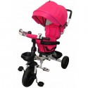 Tricicleta cu pedale 3 in 1 R-Sport T4 - Roz - Resigilat (lipsa amabalj original)