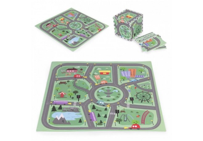 Salteluta de joaca pentru copii 90.5 x 90.5 x 1 cm ECOEVA021 - Orasel