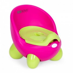 Olita pentru copii insertie detasabila picioare antiderapante Ecotoys PP112 - Roz-Verde