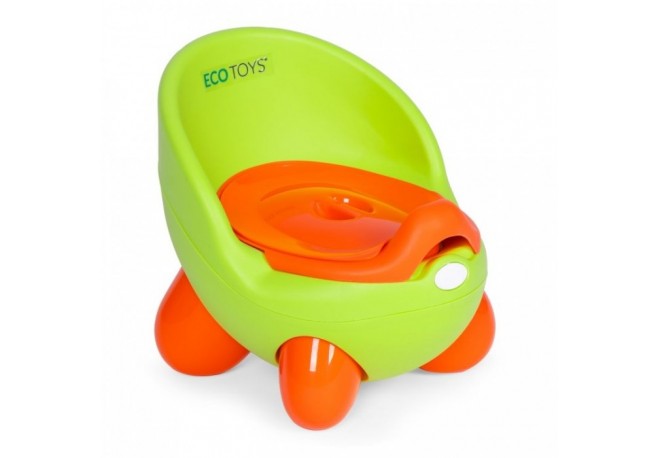 Olita pentru copii insertie detasabila picioare antiderapante Ecotoys PP112 - Verde