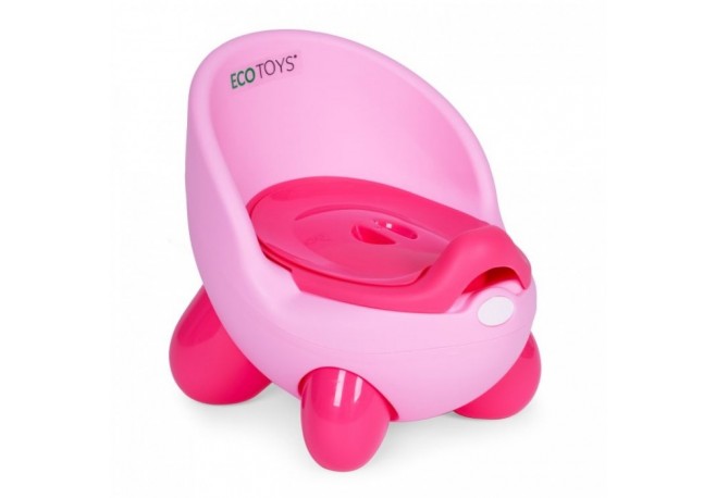 Olita pentru copii insertie detasabila picioare antiderapante Ecotoys PP112 - Roz