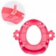 Reductor toaleta cu manere pentru copii Ecotoys PP104 - Roz