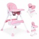 Scaun de masa pentru copii Ecotoys HC521 - Roz