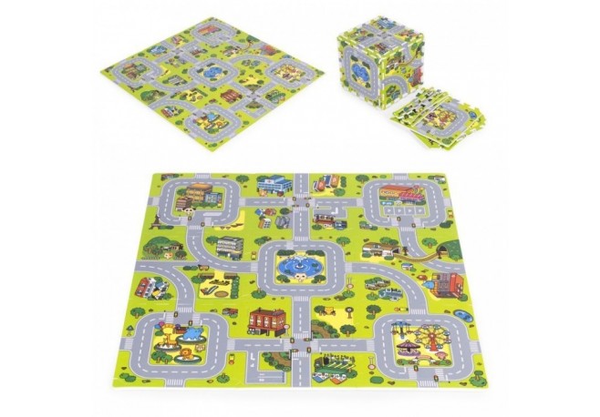 Salteluta de joaca pentru copii 90.5 x 90.5 x 1 cm ECOEVA018 - Orasel