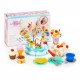 Set tort aniversar cu accesorii 76 de elemente Ecotoys HC429509