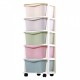 Raft cu 5 compartimente pentru depozitarea diverselor obiecte ModernHome PO10 - Multicolor
