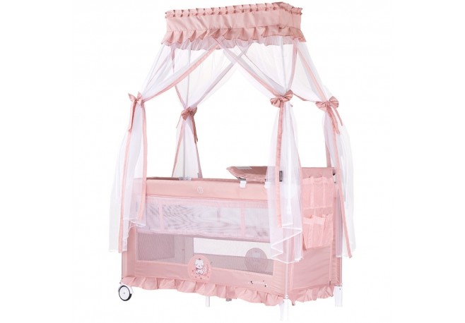 Patut pliabil Chipolino Palace Cat pink