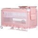 Patut pliabil Chipolino Palace Cat pink