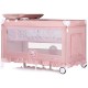 Patut pliabil Chipolino Palace Cat pink