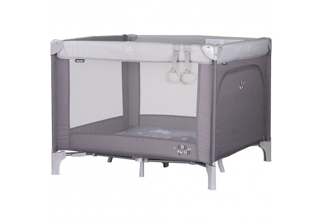 Tarc de joaca pliabil Chipolino Pop Up Hippo grey