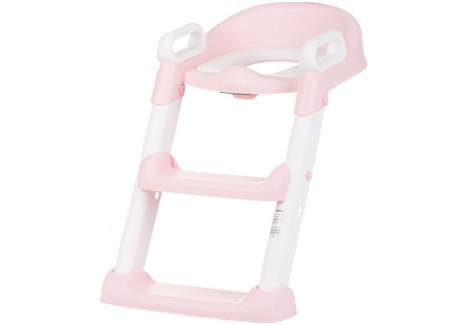 Reductor toaleta cu scara Chipolino Skippy pink