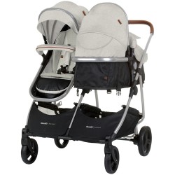 Carucior gemeni Chipolino Duo Smart 3 in 1 biscotta