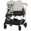 Carucior gemeni Chipolino Duo Smart 3 in 1 biscotta