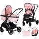 Carucior Chipolino Aura 3 in 1 pink marshmallow