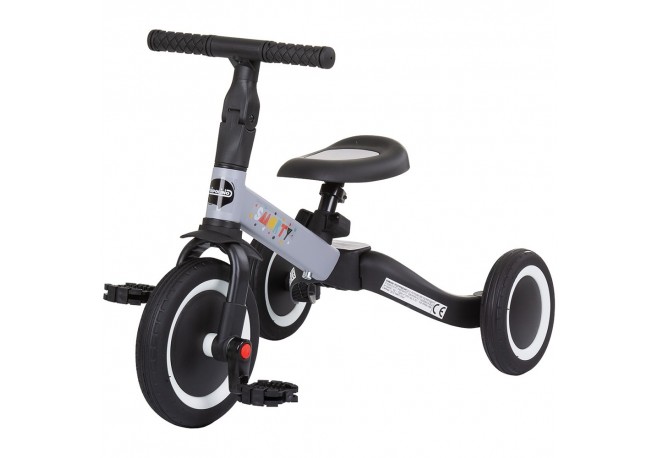 Tricicleta si bicicleta Chipolino Smarty 2 in 1 grey