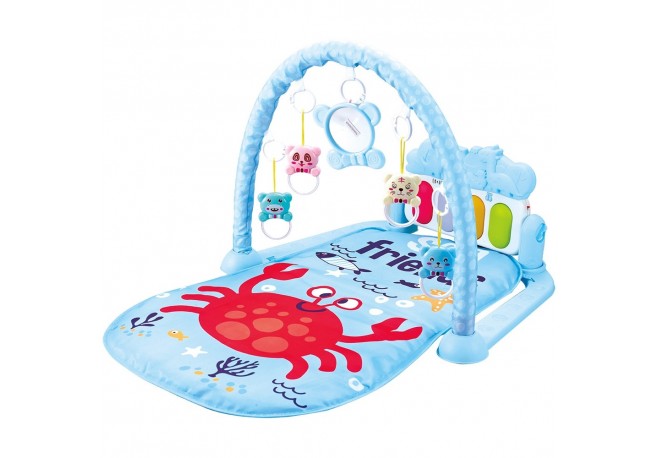 Covoras de joaca cu pian Chipolino Sea Friends