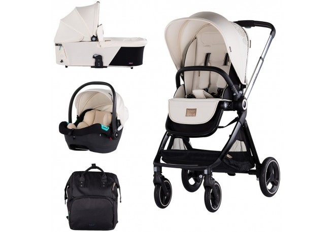 Carucior Chipolino Elite 3 in 1 biscotta