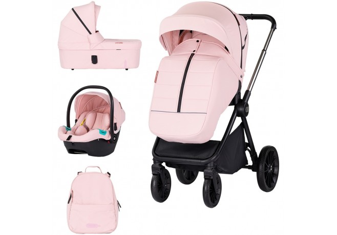 Carucior Chipolino Encanto 3 in 1 pink marshmallow