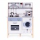Bucatarie din lemn pentru copii cu accesorii 70 x 30 x 93 cm Ecotoys TL403005