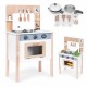 Bucatarie din lemn pentru copii cu accesorii 48 x 26 x 77 cm Ecotoys HM232569