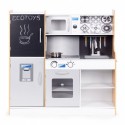 Bucatarie din lemn pentru copii cu accesorii 90.3 x 31 x 90 cm Ecotoys TL053001