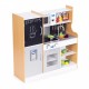 Bucatarie din lemn pentru copii cu accesorii 90.3 x 31 x 90 cm Ecotoys TL053001