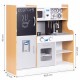 Bucatarie din lemn pentru copii cu accesorii 90.3 x 31 x 90 cm Ecotoys TL053001