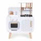 Bucatarie din lemn pentru copii cu accesorii 58 x 29 x 73 cm Ecotoys W10C863