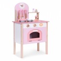 Bucatarie din lemn pentru copii cu accesorii 48 x 26 x 76.5 cm Ecotoys HM232570