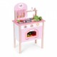 Bucatarie din lemn pentru copii cu accesorii 48 x 26 x 76.5 cm Ecotoys HM232570