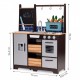 Bucatarie din lemn pentru copii cu accesorii 74 x 29.5 x 96 cm Ecotoys TL40030