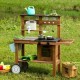 Bucatarie de exterior din lemn pentru copii 89 x 31 x 80.5 cm Ecotoys TL814004