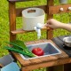 Bucatarie de exterior din lemn pentru copii 89 x 31 x 80.5 cm Ecotoys TL814004