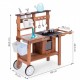 Bucatarie de exterior din lemn pentru copii 89 x 31 x 80.5 cm Ecotoys TL814004