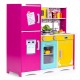 Bucatarie din lemn pentru copii cu accesorii 92 x 29.5 x 83 cm Ecotoys TL40027
