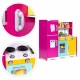Bucatarie din lemn pentru copii cu accesorii 92 x 29.5 x 83 cm Ecotoys TL40027