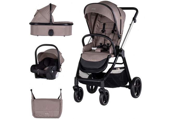 Carucior Chipolino Marbella 3 in 1 tiramisu