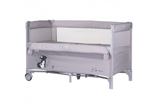 Patut pliabil Chipolino Relax cloud cu laterala culisanta