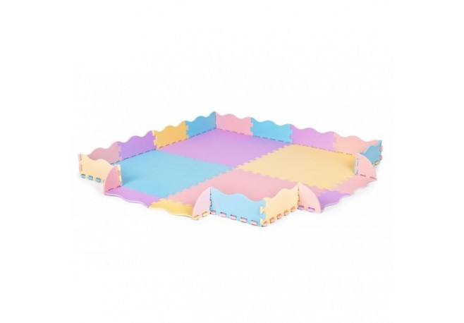 Salteluta de joaca cu pereti 24 elemente 141.5 x 141.5 cm Iplay 6402