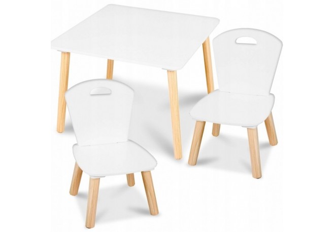 Set de masa cu doua scaune pentru copii Ricokids RC-848