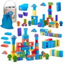 Set educational cu blocuri din lemn 100 bucati Ricokids RK-871 - Orasel