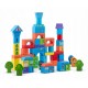 Set educational cu blocuri din lemn 100 bucati Ricokids RK-871 - Orasel