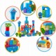 Set educational cu blocuri din lemn 100 bucati Ricokids RK-871 - Orasel