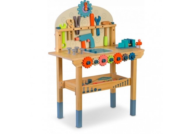 Atelier de lucru din lemn cu accesorii incluse 60 x 30 x 75.5 cm Ricokids RK-876