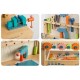 Atelier de lucru din lemn cu accesorii incluse 60 x 30 x 75.5 cm Ricokids RK-876