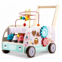 Antemergator din lemn tip magazin cu inghetata si diverse activitati 48 x 27.5 x 40.5 cm Ricokids RK-873