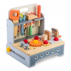 Mini atelier de lucru din lemn cu accesorii incluse 30 x 25 x 30 cm Ricokids RK-877